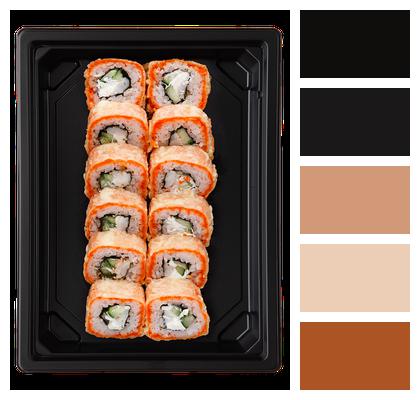 Sushi Japanese Kitchen Rolls Image